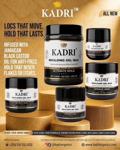 Kadri Moulding Gel Wax Black 80g